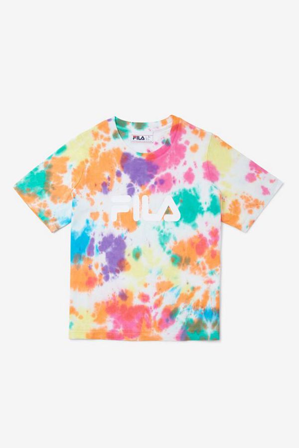 Camisetas Manga Corta Fila Mujer Multicolor - Hannah Tie Dye - España 390426CWV